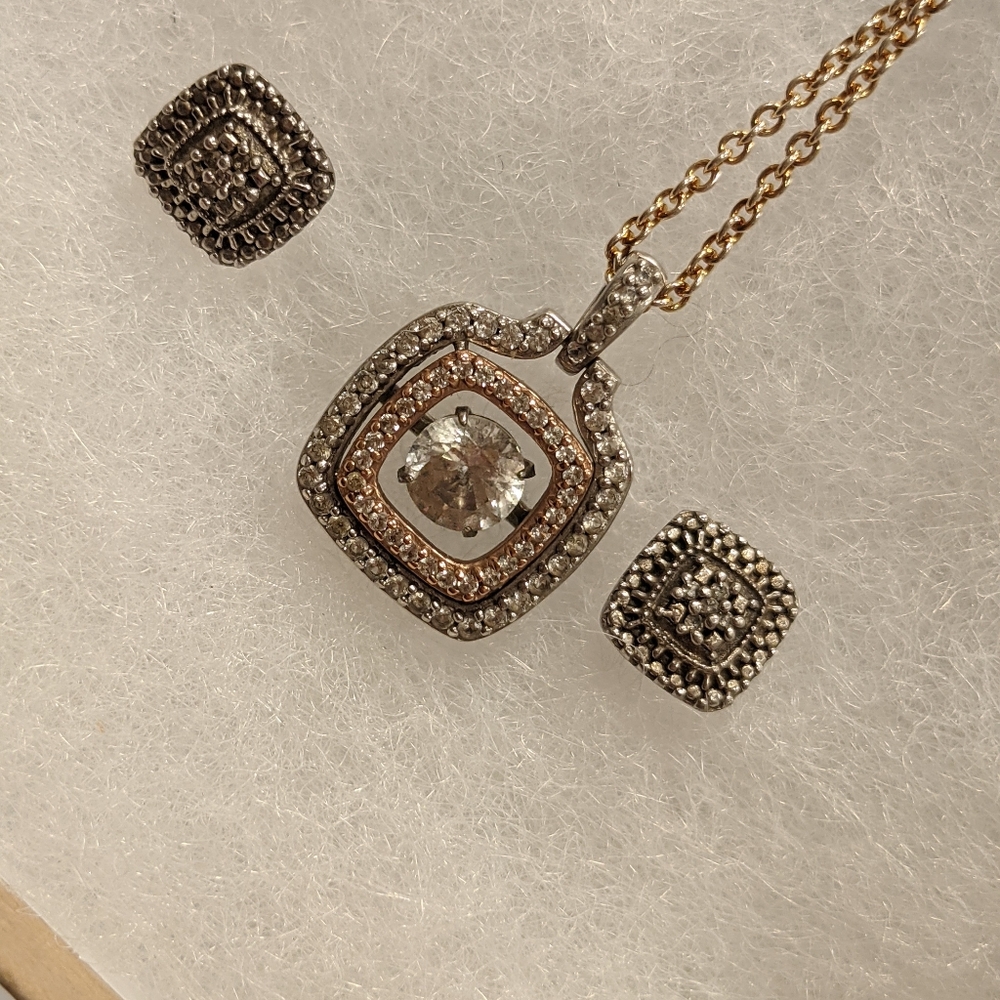 Unstoppable Love Necklace Earrings Set